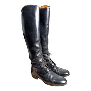 E. Vogel Boots Equestrian Riding Custom Handmade Quality Dressage Leather 8-8.5